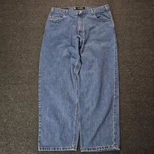 Vintage Levis SilverTab Jeans Mens 38x32 Baggy Y2k Hiphop Grunge Wide USA Skater